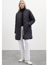 Quilted coat with Montgo scarf