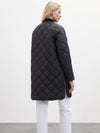 Quilted coat with Montgo scarf