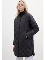 Quilted coat with Montgo scarf