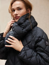 Quilted coat with Montgo scarf