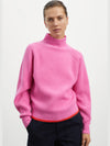 Eucalipto high-neck knitted wool sweater