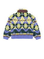 Sherpa jacket with print