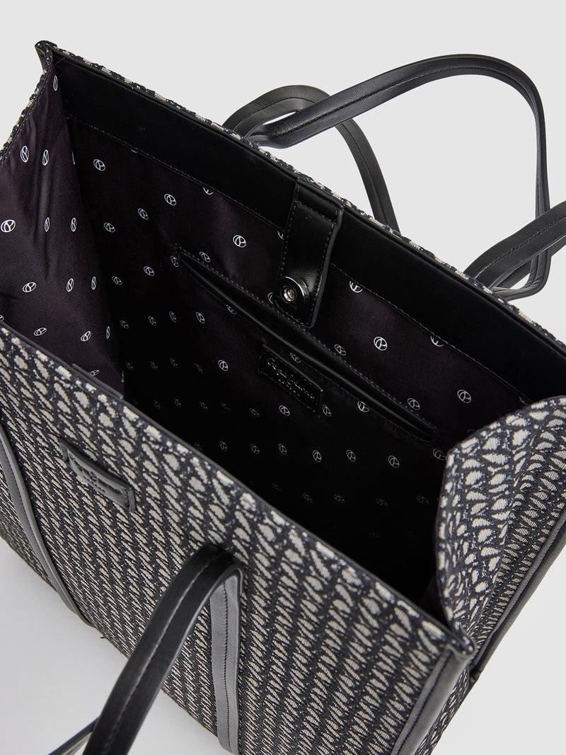 Τσάντα tote Macy jacquard