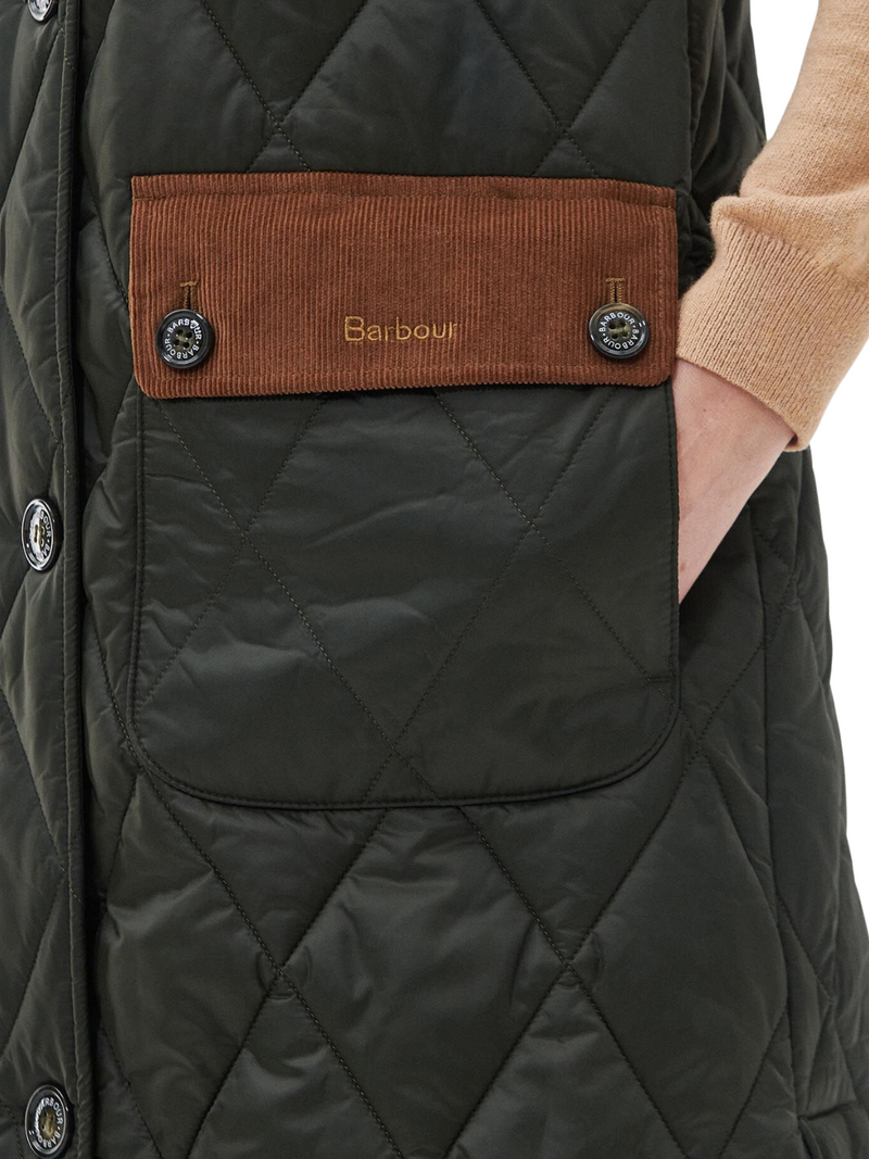 Μακρύ καπιτονέ γιλέκο Barbour Mickley