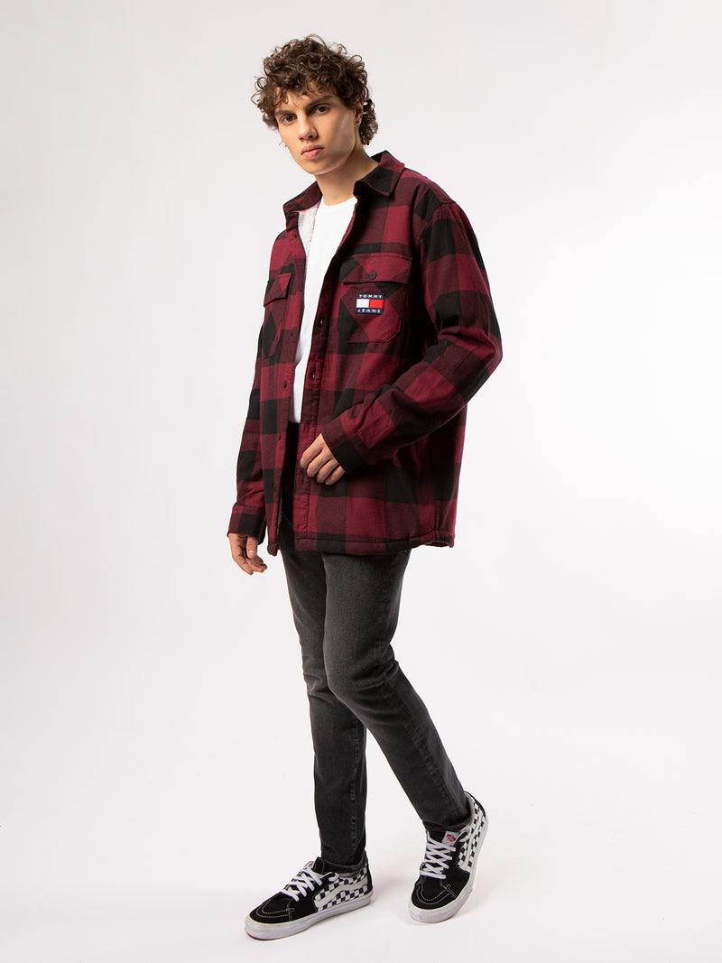 Plaid flannel shirt