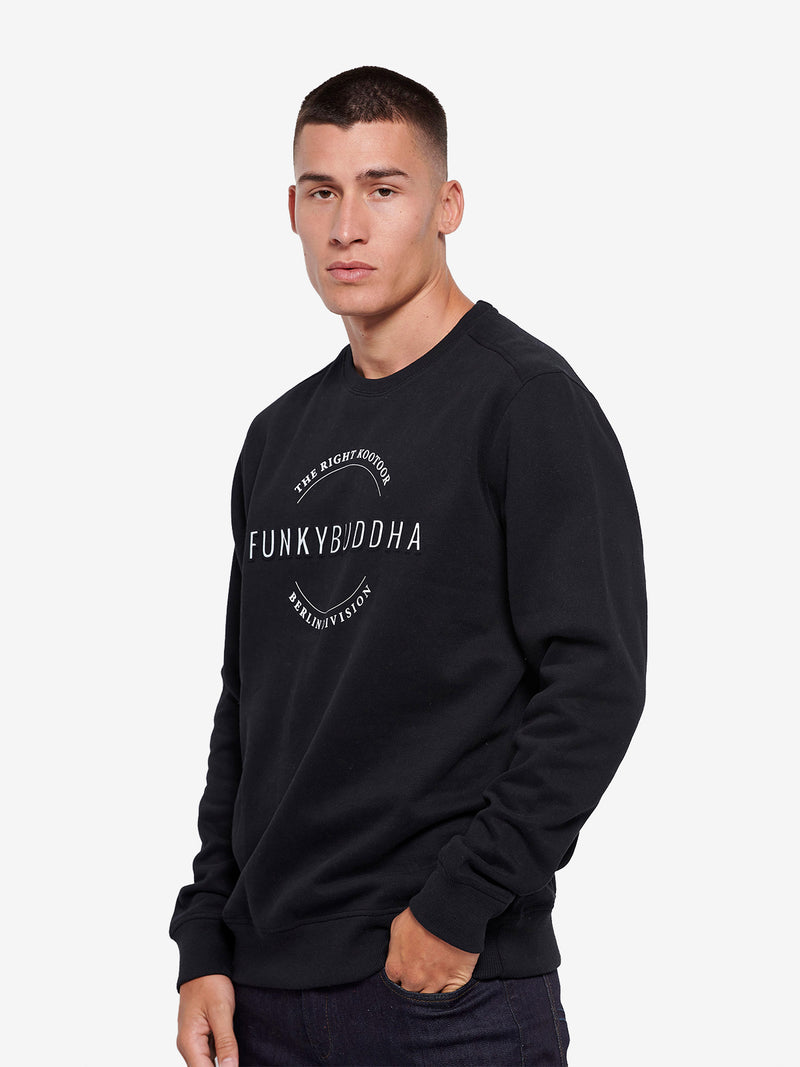 Crewneck sweatshirt with logo